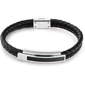 سوار جلدي من الالياف الكربونية للرجال من تومي هيلفجر، اللون: أزرق- الموديل: 2790356)، مقاس قياسي، ستانلس ستيل، بدون احجار كريمة, standard, ستانلس ستيل, بدون أحجار كريمة in Kuwait