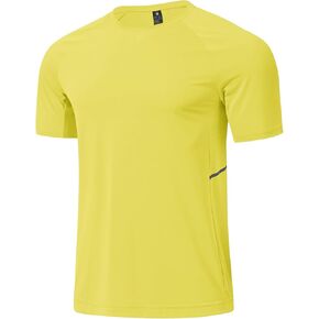 قمصان تجريب للرجال Bgowatu Quick Dry Athletic Gym Thirts Treptible Short Serves Performance Tops Tops Tops