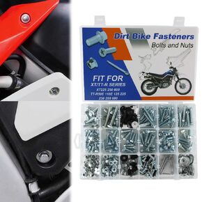 330PCS Bolts Kit Fit for XT225 XT250 XT600 TT-R50E TT-R110E TT-R125 TT-R225 TT-R230 TT-R250 TT-R600 Plastics Engine Body Frame Fasteners Fairing Bolts Kit