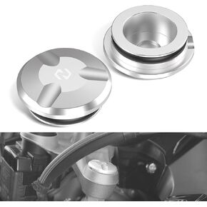 Black CNC Front Fork Top Tube Cover Compatible with BMW R1200GS 2013-2018,R1200GS Adventure 2014-2018,R1250GS 2019-2024,R1250GS Adventure 2018-2022,R1200RT 2019-2022,Aluminum,See Fitment in Kuwait