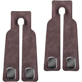 Car Seat Back Storage Hook,Purse Hook for car，Durable Metal Synthetic Leather Material, Bearing 50 pounds,Universal Type, Scratch Resistant and Slip Resistant, Black 2PCS/Set
