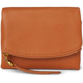 HOBO Women's Fern Medium Trifold Wallet Warm Honey One Size