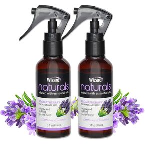 Lavender Essential Oil Therapeutic Spray - 2 Pack Fine Fragrance Mist with Aromatherapy Oil for Relaxing and Uplifting | 3 Oz Lavender Essential Oil Aromatherapy Room Spray