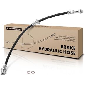 A-Premium Front Passenger Brake Hydraulic Hose Compatible with Select Honda and Acura Models - Accord 2003-2007, TL 2004-2008, TSX 2004-2008 - Replace# 01464SDAA03