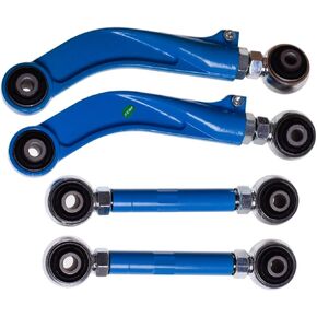 4pcs خلفية قابلة للتعديل محاذاة الأسلحة CAMBER & إصبع القدم اليسار واليمين المجموعة -2 ° إلى+2.2 ° متوافقة مع Hyundai Tucson Santa Fe 4WD متوافق KIA Sportage Sorento 4WD 2010-2019