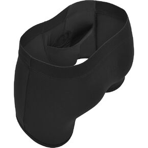 Sheath Men's Underwear with Dual Pouch 3.21 Fly Boxer Briefs Black, Large