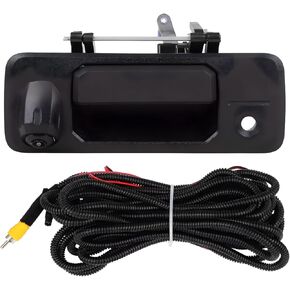 مقبض الباب الخلفي متوافق مع تويوتا TUNDRA/TACOMA 2014 2015 2015 2017 2018 2018 2019 2020 LIFTGATE LATCH HANDAL مع استبدال فتحة فتحة فتحة الكاميرا الخلفية 69090-0C090 69090-0C091