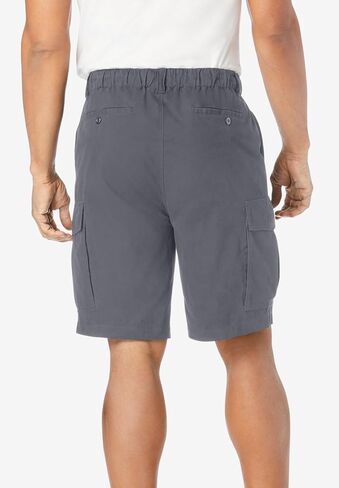 KingSize Men's Big & Tall 8" Moisture Wicking Cargo Shorts in Kuwait