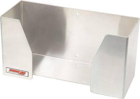 Extreme Max 5001.6655 Wall-Mount Aluminum Disposable Glove Box Holder for Race Trailer, Garage, Shop, Enclosed Trailer, Toy Hauler - Silver in Saudi Arabia