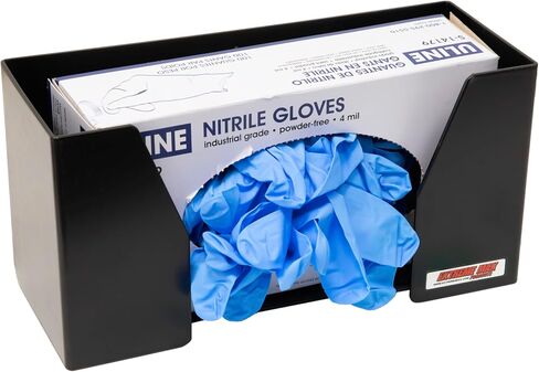 Extreme Max 5001.6655 Wall-Mount Aluminum Disposable Glove Box Holder for Race Trailer, Garage, Shop, Enclosed Trailer, Toy Hauler - Silver in Saudi Arabia