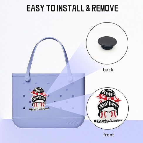 Soccer Mom Charm for Bogg Bag – Cute & Stylish Accessories for Women – Compatible with Rubber Beach Bags of Most Sizes & Brands in Kuwait