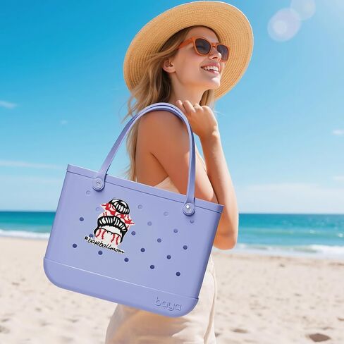 Soccer Mom Charm for Bogg Bag – Cute & Stylish Accessories for Women – Compatible with Rubber Beach Bags of Most Sizes & Brands in Kuwait