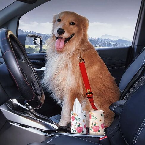 حامل أنسجة السيارات 4 حزمة مع أنسجة الوجه أنابيب السفر أنابيب مربع الحاوية ملائمة لنسجة كوب السيارة أسطوانة الجيل الثالث in Kuwait