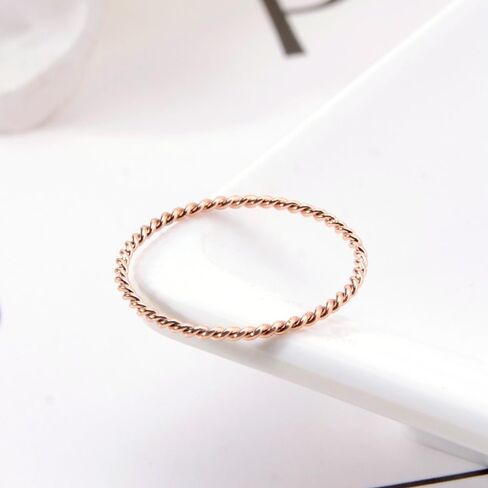 Liu Jun Copper Tensor Ring for Women ، Tensor Pure Tensor Solid Twisted Rings Health Rings مجموعة للنساء موضة هدايا مجوهرات الطاقة in Kuwait