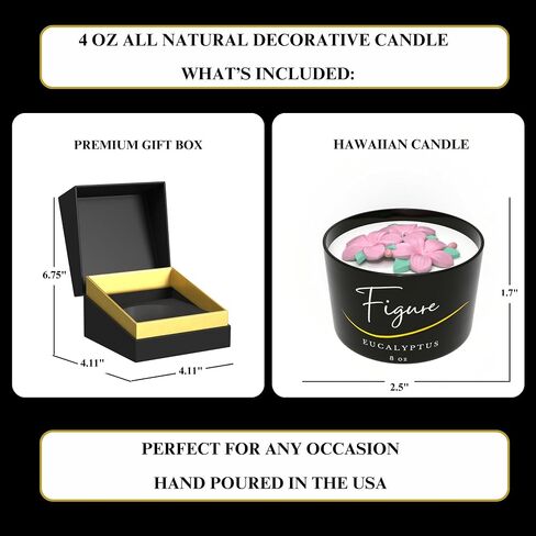 All Natural Scented Candle for Dog & Cat Lovers | Hand-Poured | Aromatherapy | Beeswax & Organic Soy Wax Blend | Essential Oils | 100% Beeswax Wick | Premium Gift Box Included | Paw Eucalyptus 4 oz in Saudi Arabia