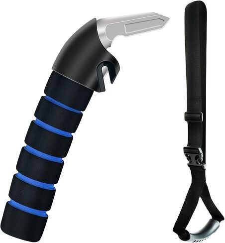 KOUNATSURI Car Door Handle for Elderly Car Handle Assist Support Handle Multifunction Handle for Elderly and Handicapped (Red) in Saudi Arabia