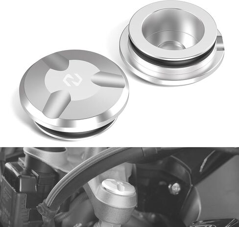 Black CNC Front Fork Top Tube Cover Compatible with BMW R1200GS 2013-2018,R1200GS Adventure 2014-2018,R1250GS 2019-2024,R1250GS Adventure 2018-2022,R1200RT 2019-2022,Aluminum,See Fitment in Kuwait