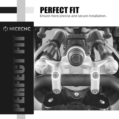 Black CNC Front Fork Top Tube Cover Compatible with BMW R1200GS 2013-2018,R1200GS Adventure 2014-2018,R1250GS 2019-2024,R1250GS Adventure 2018-2022,R1200RT 2019-2022,Aluminum,See Fitment in Kuwait