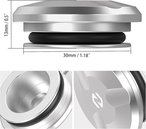 Black CNC Front Fork Top Tube Cover Compatible with BMW R1200GS 2013-2018,R1200GS Adventure 2014-2018,R1250GS 2019-2024,R1250GS Adventure 2018-2022,R1200RT 2019-2022,Aluminum,See Fitment in Kuwait