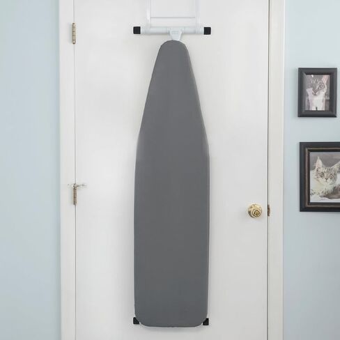 Ironing Board Full Size; Made in USA by Seymour Home Products (Beige) Bundle Includes Cover + Pad | Iron Board w/Steel T-Legs Adjustable from Tabletop up to 36" High in Saudi Arabia
