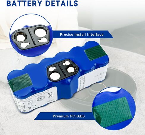 3300mAh 4376392 Battery for iRobot Roomba 600 614 615 620 640 652 660 665 670 675 677 680 685 690 695 696 700 760 770 780 790 800 801 805 850 860 870 877 890 891 895 896 900 960 965 980 985 14.4V 48Wh in Kuwait