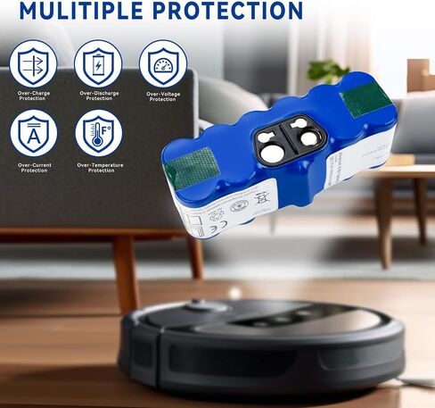 3300mAh 4376392 Battery for iRobot Roomba 600 614 615 620 640 652 660 665 670 675 677 680 685 690 695 696 700 760 770 780 790 800 801 805 850 860 870 877 890 891 895 896 900 960 965 980 985 14.4V 48Wh in Kuwait