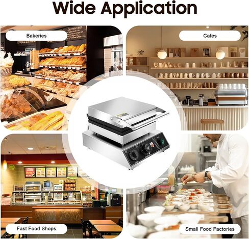 Commercial Corn Dog Waffle Maker 5 Piece Hot Dog Cheese Stick Press Iron,Temperature Controlled,Stainless Steel Waffle Bread Maker For Corn Dogs,Cheese Sticks,Cakes,Sausage Rolls,110V in Kuwait