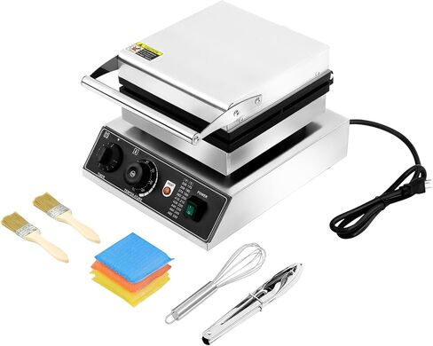 Commercial Corn Dog Waffle Maker 5 Piece Hot Dog Cheese Stick Press Iron,Temperature Controlled,Stainless Steel Waffle Bread Maker For Corn Dogs,Cheese Sticks,Cakes,Sausage Rolls,110V in Kuwait