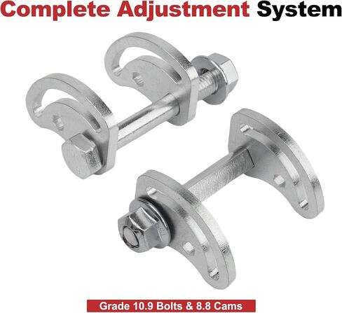 Camber Bolt Kit ±1.5° 2PCS Compatible With Chevy GMC1999-2023 Silverado Sierra 1500 2500 Escalade Colorado Avalanche Tahoe Yukon Camber Bolt Adjusting Kit Alignment Caster in Kuwait