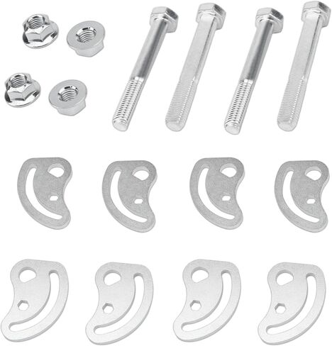 Camber Bolt Kit ±1.5° 2PCS Compatible With Chevy GMC1999-2023 Silverado Sierra 1500 2500 Escalade Colorado Avalanche Tahoe Yukon Camber Bolt Adjusting Kit Alignment Caster in Kuwait