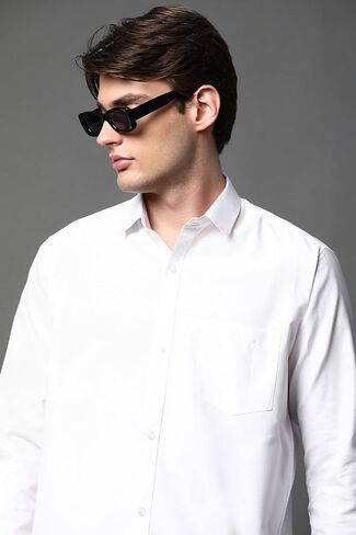 Men's Cotton Oxford Cotton Button-Down Shirt, Long Sleeve, Regular Fit in Kuwait