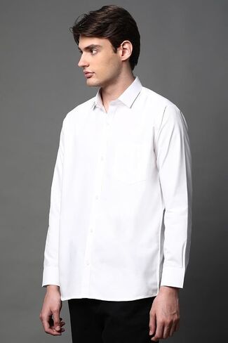 Men's Cotton Oxford Cotton Button-Down Shirt, Long Sleeve, Regular Fit in Kuwait
