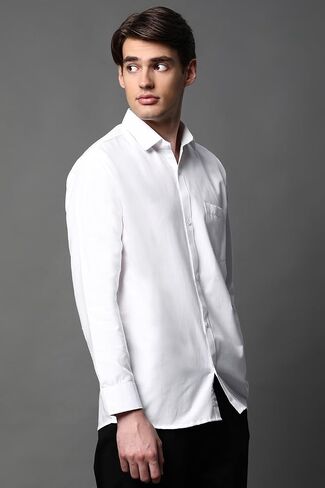 Men's Cotton Oxford Cotton Button-Down Shirt, Long Sleeve, Regular Fit in Kuwait