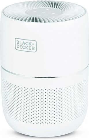 BLACK+DECKER Tabletop Air Purifier - 3-Stage Filtration System - HEPA Air Purifiers for Home -With Indicator Lights in Saudi Arabia
