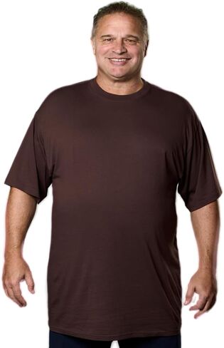 Big Boy Bamboo Men's Crew Neck T-Shirt - Short Sleeve Tee with Crew Neck, Made of Ultra-Soft & Comfortable Bamboo in Saudi Arabia