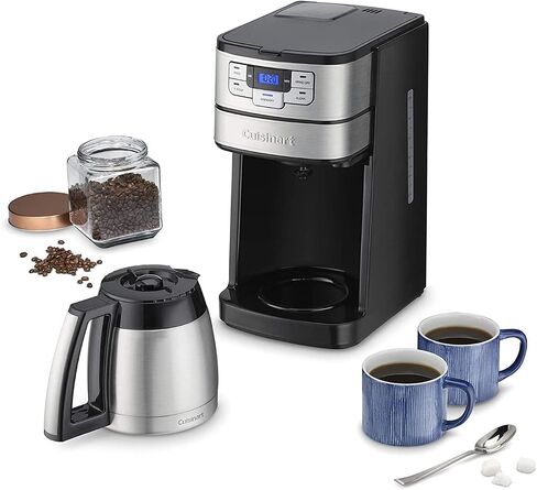 Cuisinart Single Serve Coffee Maker + Coffee Grinder, 48-Ounce Removable Reservoir, Black, DGB-2 in Saudi Arabia