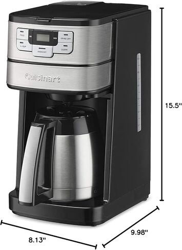 Cuisinart Single Serve Coffee Maker + Coffee Grinder, 48-Ounce Removable Reservoir, Black, DGB-2 in Saudi Arabia