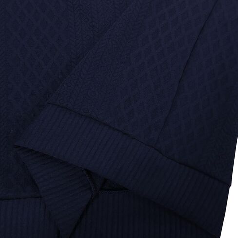 Men's Casual Sweatshirt Pullover Sweater Casual Long Sleeve Stand Collar Quarter Button Sweaters in Kuwait