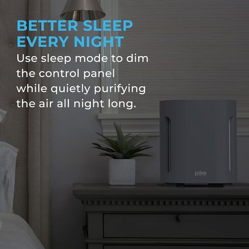 Pure Enrichment® PureZone™ Air Purifier for Medium-Large Rooms, UV-C Light, 3 Stage Filtration, H13 HEPA Filter Helps Remove up to 99.97% of Bacteria, Allergens, Germs, Smoke, Dust (White) in Saudi Arabia