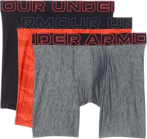 تحت Armor Men's 3 عبوات الأداء التقنية طباعة 6 "الملاكم in Kuwait