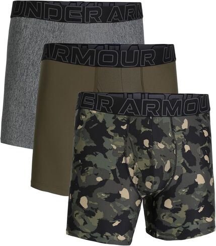 تحت Armor Men's 3 عبوات الأداء التقنية طباعة 6 "الملاكم in Kuwait