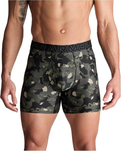 تحت Armor Men's 3 عبوات الأداء التقنية طباعة 6 "الملاكم in Kuwait