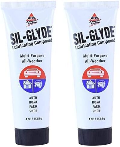 AGS SIL-Glyde Multi-Purpose Weatherproofing Lubricating Compound for All Surfaces - 4 oz Tube in Saudi Arabia