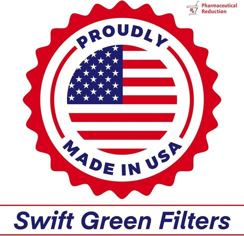مرشح مياه صيدلاني Swift (SGF Rx) SGF-W41 Rx Whirlpool 8171414 وفلتر مياه متوافق مع الثلاجة in Kuwait