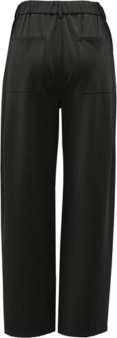 Arach & Cloz 2025 Women's Stretch Wrinkle Free Wide Leg Sonters غير رسمية مرنة مرنة بخصر بخصرها مع جيوب in Saudi Arabia