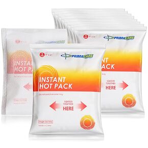 Primacare CSPHP-45 Instant Hot Pack, 4 in. x 5 in., with Cover, 4 Packs of 24= 96 Unitss