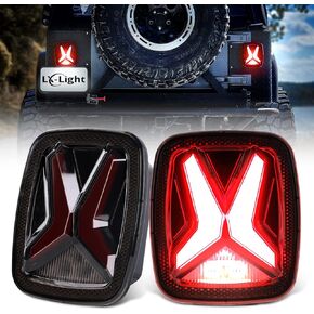 LX-Light Dot Smoke X شكل LED LED LED LED LED LED LED LED LED LED LED مع EMC متوافقة مع Jeep Wrangler CJ YJ TJ
