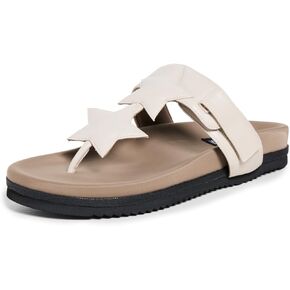 R0AM Women's Star T-Strap Sandals