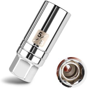 5/8" Spark Plug Socket Magnetic 3/8" Drive,6-Point Spark Plug Removal Tool with Thin Wall Design,Universal Magnetic Sockets for Installing and Disassembling Sparks Plugs (5/8 inch)