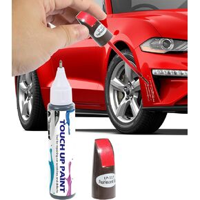 YAKEFLY Car Touch Up Fill Paint Pen,2-In-1 Automotive Touch up Paint,Easy & Quick Auto Car Paint Scratch Repair,Special-purpose Repair Paint Pen Car Touch Up Paint (Red)
